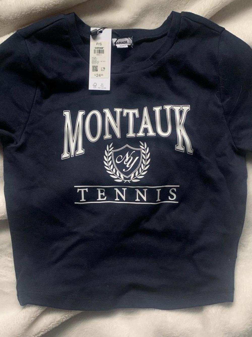 Garage Navy Montauk Tennis Graphic Short Sleeve Tee